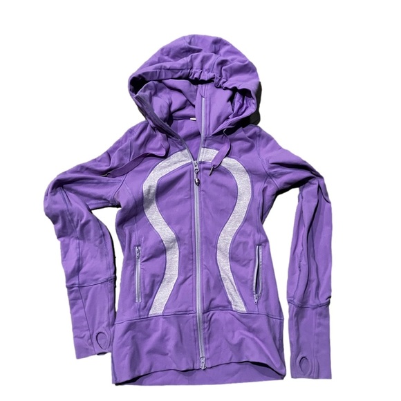 lululemon athletica Sweaters - Lilac Lululemon zip up scuba sweater